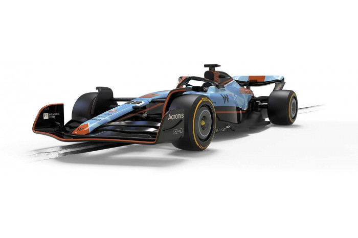 Autíčko Single Seater SCALEXTRIC C4559 - Williams FW45 - Alex Albon - Gulf Edition (1:32)