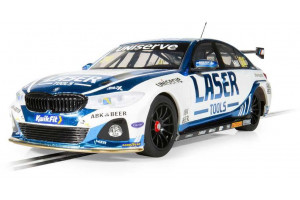Autíčko Touring SCALEXTRIC C4526 - BMW 330e NGTC  - Laser Tools - Jake Hill 2023 (1:32)