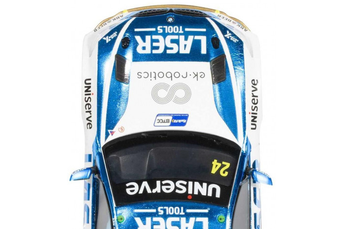 Autíčko Touring SCALEXTRIC C4526 - BMW 330e NGTC  - Laser Tools - Jake Hill 2023 (1:32)