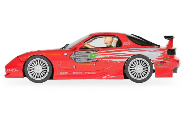 Autíčko Film & TV SCALEXTRIC C4592 - The Fast And The Furious - Mazda RX7 - Dom Turetto (1:32)