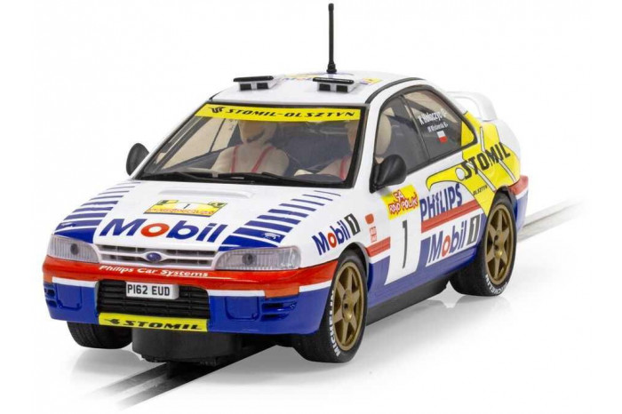 Autíčko Rally SCALEXTRIC C4507 - Subaru Impreza WRX - 1997 ERC Champion (1:32)