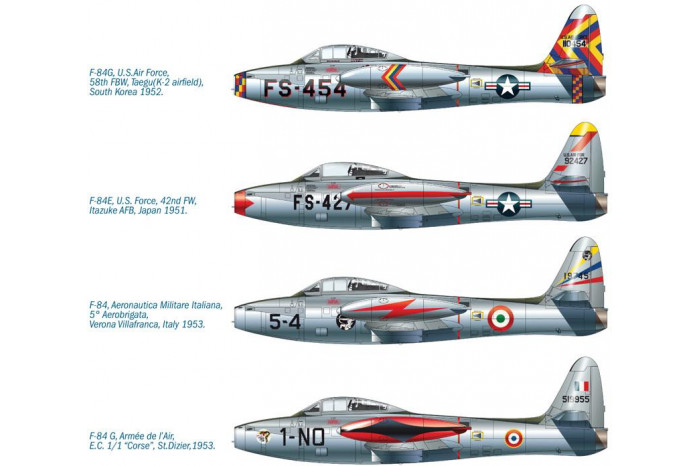 Model Kit letadlo 1321 - F/84G THUNDERJET(1:72)