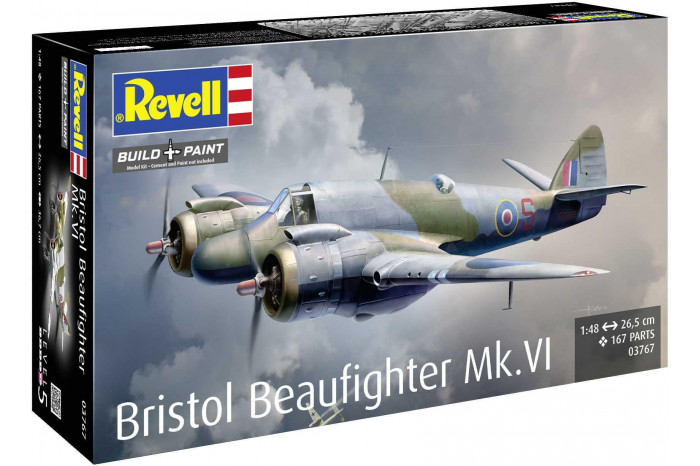 Plastic ModelKit letadlo 03767 - Bristol Beaufighter Mk. VI (1:48)