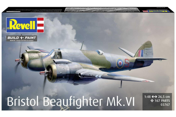 Plastic ModelKit letadlo 03767 - Bristol Beaufighter Mk. VI (1:48)