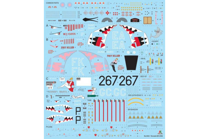 Model Kit letadlo 2521 - Tornado GR.1/IDS (1:32)