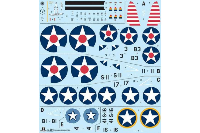 Model Kit letadlo 2841 - USN SBD-3 DAUNTLESS (1:48)