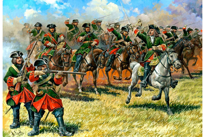 Wargames (AoB) figurky 8072 - Dragoons of Peter the Great (1:72)