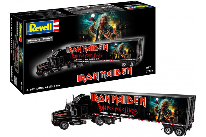 Plastic ModelKit auto 07740 - Tour Truck "Iron Maiden" (1:32)