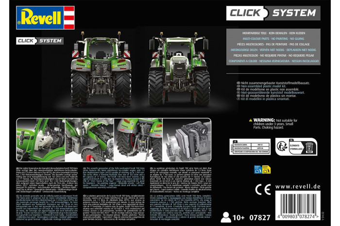 EasyClick traktor 07827 - Fendt 728 Vario easy-click-system (1:20)