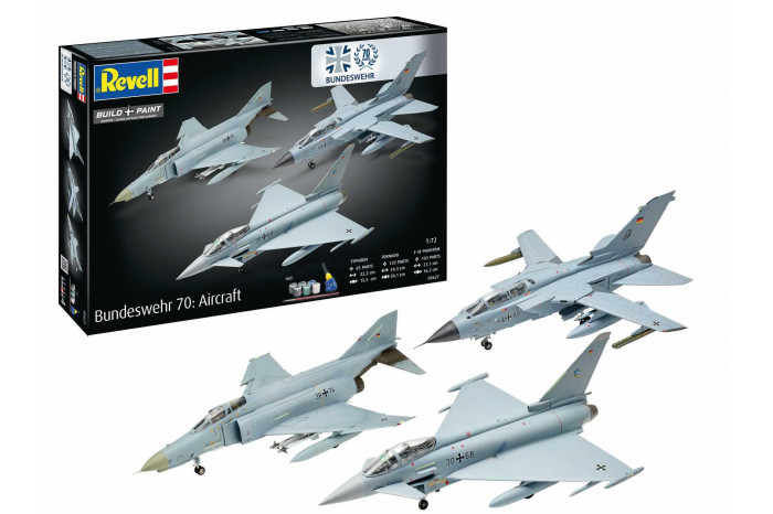Gift-Set letadla 05627 - 70 Years Bundeswehr: Aircraft (1:72)