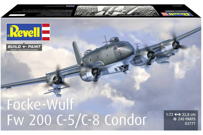 Plastic ModelKit letadlo 03777 - Focke-Wulf Fw 200 C-5/C-8 Condor (1:72)