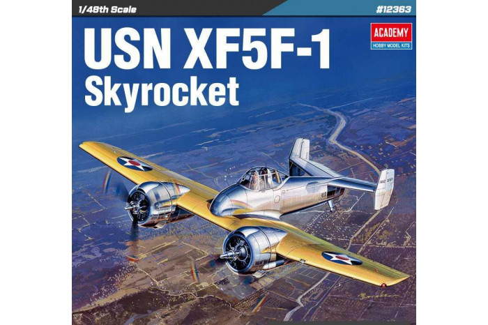 Model Kit letadlo 12363 - USN XF5F-1 Skyrocket (1:48)
