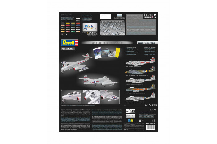 Plastic ModelKit letadlo 03779 - Gloster Meteor F.8/FR.9 (First Edition) (1:32)