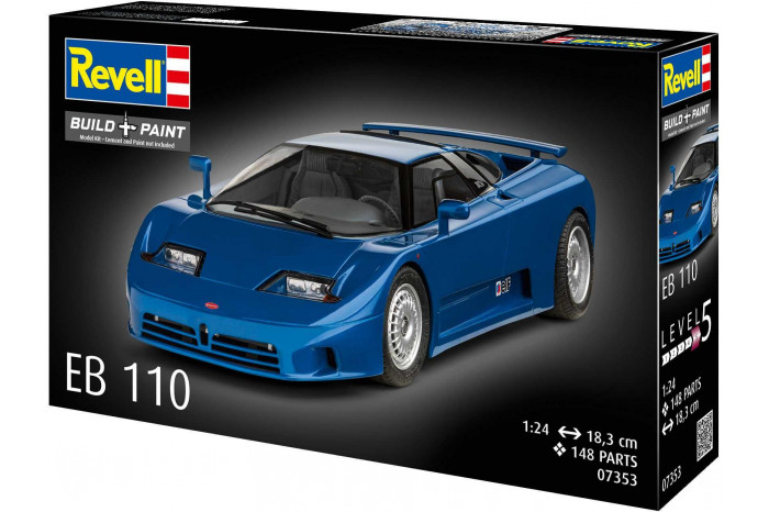 Plastic ModelKit auto 07353 - Bugatti EB110 (1:24)