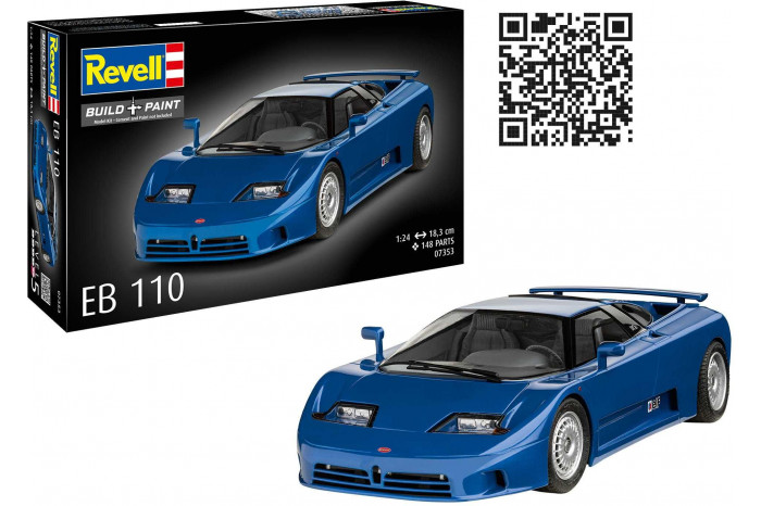 Plastic ModelKit auto 07353 - Bugatti EB110 (1:24)