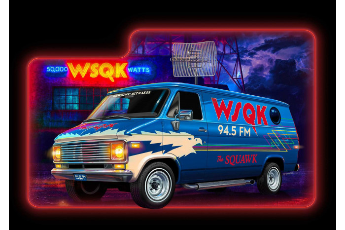 Plastic ModelKit STRANGER THINGS auto 07732 - GMC® WSQK Squawk Van (1:25)