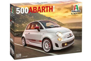 Model Kit auto 3674 - 500 Abarth (2008) (1:24)