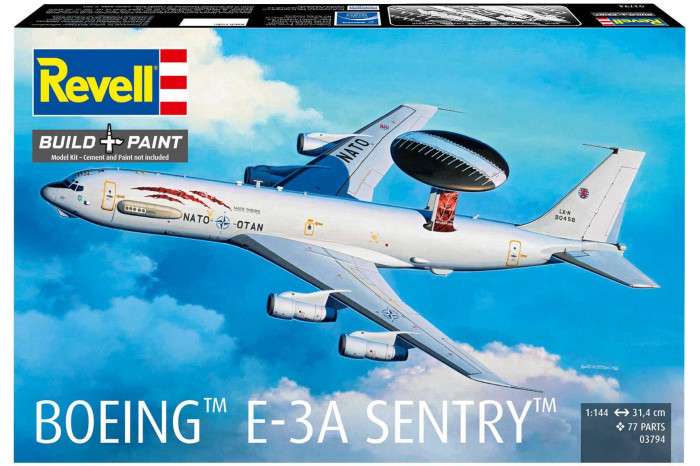 Plastic ModelKit letadlo 03794 - Boeing E-3A (1:144)