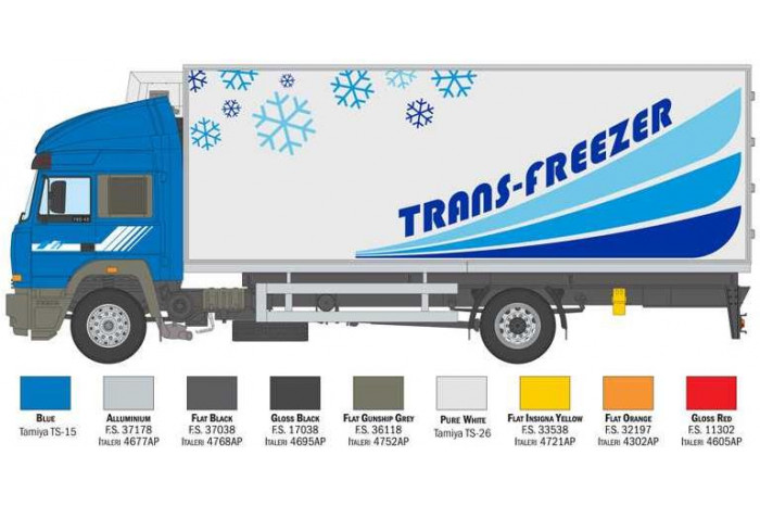 Model Kit truck 3964 - Iveco Turbostar 198.48 Special Reefer Truck (1:24)