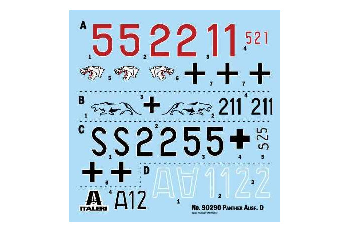 Model Kit tank 90290 - Pz. Kpfw. V Panther Ausf. D (1:35)