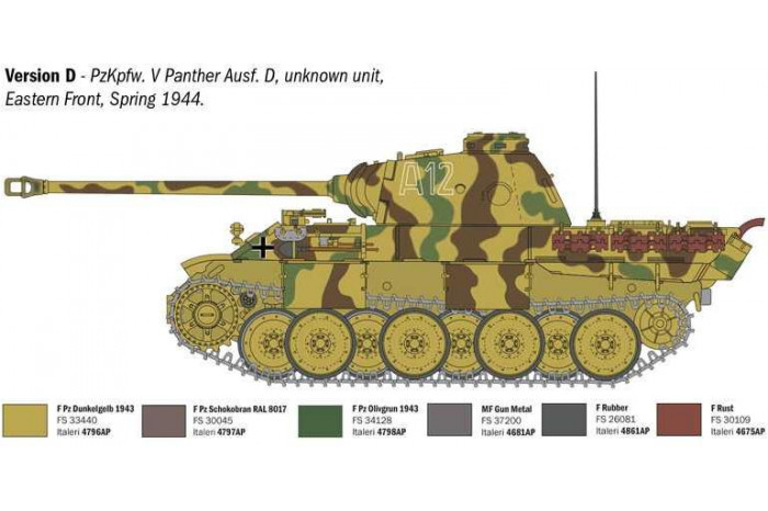 Model Kit tank 90290 - Pz. Kpfw. V Panther Ausf. D (1:35)