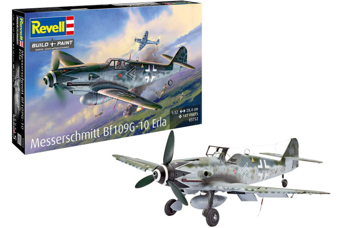 Plastic ModelKit letadlo 03752 - Messerschmitt Bf109G-10 Erla (1:32)