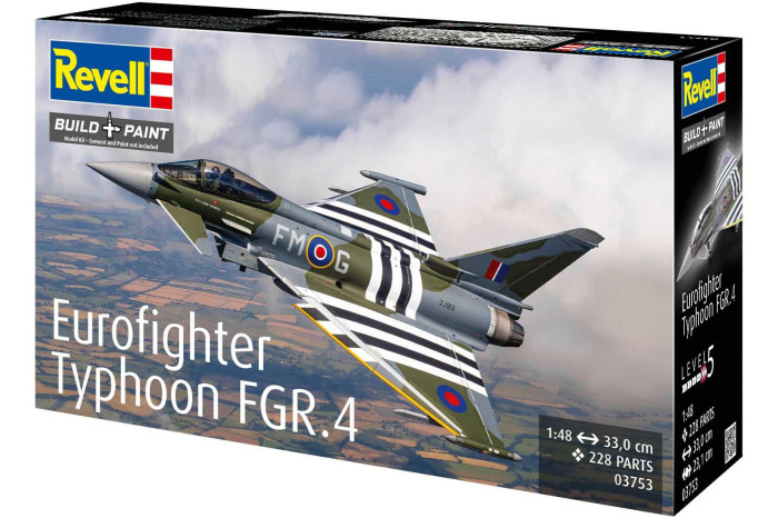 Plastic ModelKit letadlo 03753 - Eurofighter Typhoon FGR.4 (1:48)