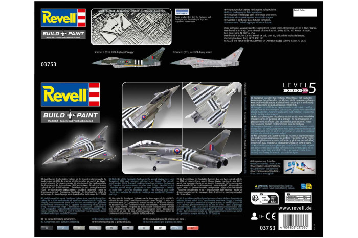 Plastic ModelKit letadlo 03753 - Eurofighter Typhoon FGR.4 (1:48)