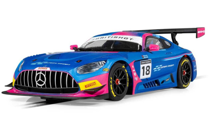 Autíčko GT SCALEXTRIC C4623 - Mercedes AMG GT3 - British GT 2024 - 2Seas Motorsport (1:32)