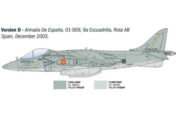 Model Kit letadlo 90193 - AV-8B Harrier II (1:72)