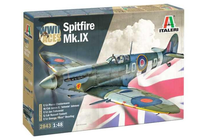 Model Kit letadlo 2843 - Spitfire Mk. IX Aces (1:48)