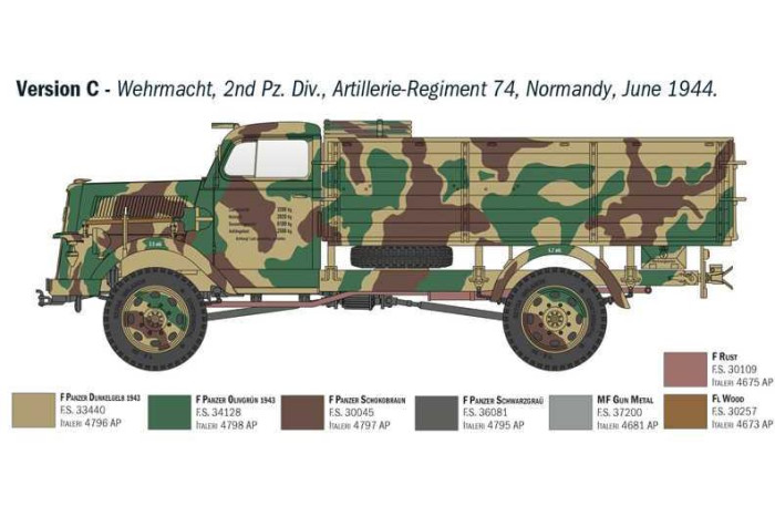 Model Kit military 6760 - Kfz. 305 Opel Blitz Typ A 4x4 (1:35)