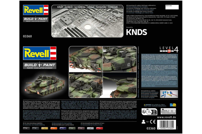 Plastic ModelKit tank 03360 - Leopard 2A7A1 (1:35)