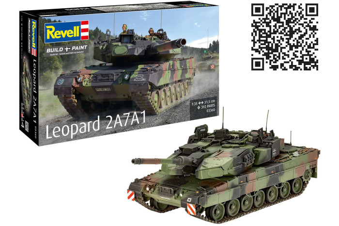 Plastic ModelKit tank 03360 - Leopard 2A7A1 (1:35)