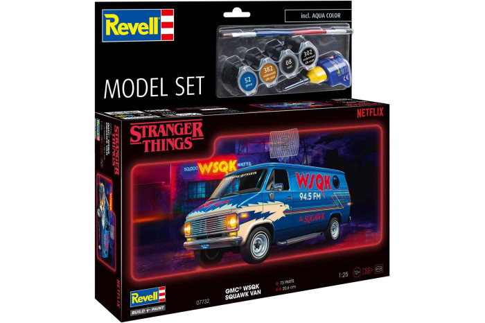 ModelSet STRANGER THINGS auto 67732 - GMC® WSQK Squawk Van (1:25)