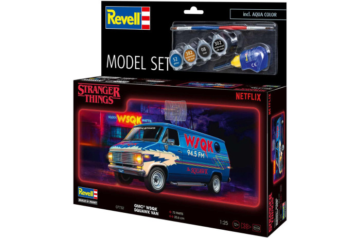 ModelSet STRANGER THINGS auto 67732 - GMC® WSQK Squawk Van (1:25)