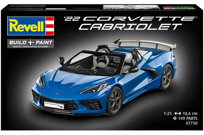 Plastic ModelKit auto 07750 - Corvette C8 Cabriolet (1:25)