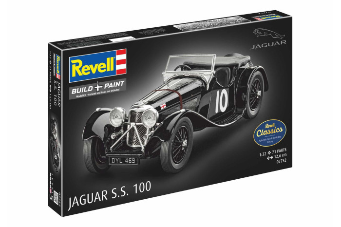 Plastic ModelKit auto 07752 - Jaguar SS 100 (1:32)