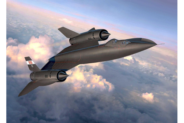 Plastic ModelKit letadlo 03751 - Lockheed SR-71B Blackbird (1:48)
