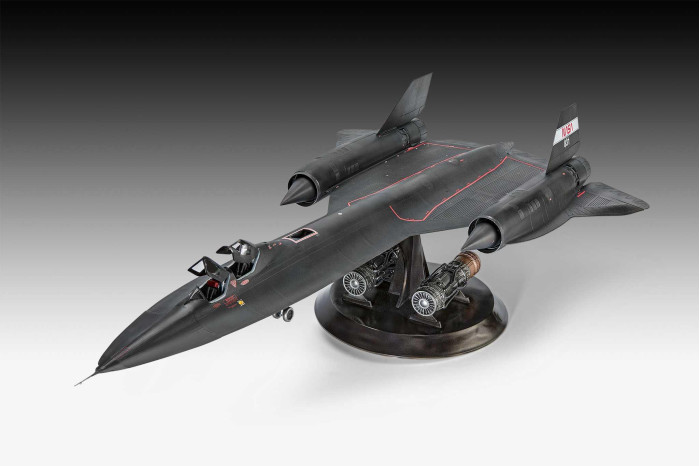 Plastic ModelKit letadlo 03751 - Lockheed SR-71B Blackbird (1:48)