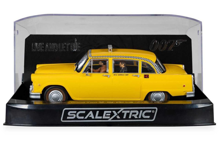 Autíčko Film & TV SCALEXTRIC C4606 - James Bond Checker Taxi Cab - Live And Let Die (1:32)