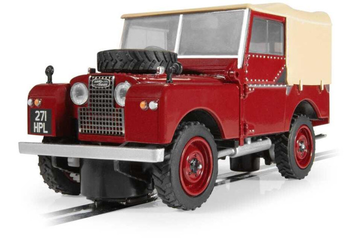 Autíčko Street SCALEXTRIC C4493 - Land Rover Series 1 - Poppy Red (1:32)