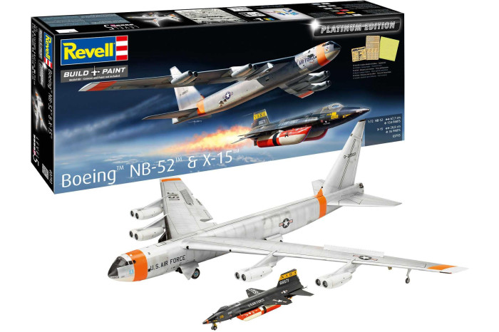 Plastic ModelKit letadlo 03793 - B-52D Stratofortress "Platinum Edition" (1:72)