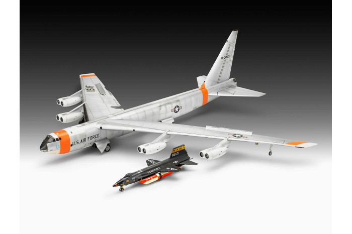 Plastic ModelKit letadlo 03793 - B-52D Stratofortress "Platinum Edition" (1:72)
