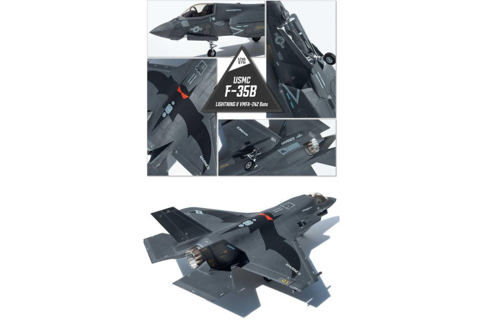 Model Kit letadlo 12592 - USMC F-35B LIGHTNING II VMFA-242 "B (1:72)