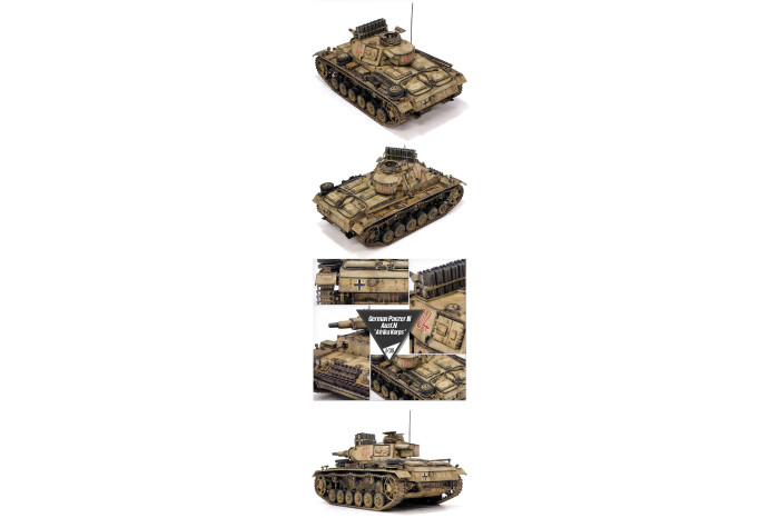 Model Kit tank 13567 - Panzer III Ausf.N. Afrika Korps (1:35)