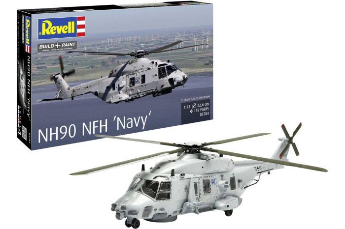Plastic ModelKit vrtulník 03784 - NH90 NFH "Navy" (1:72)