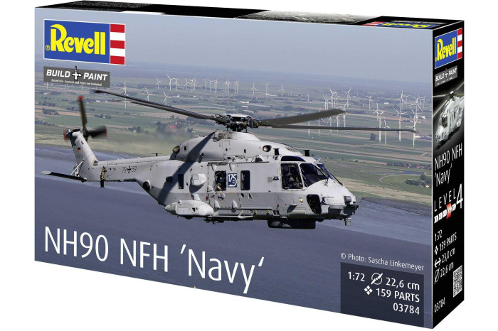 Plastic ModelKit vrtulník 03784 - NH90 NFH "Navy" (1:72)