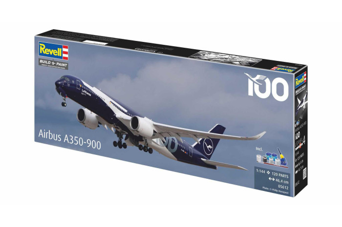 Gift-Set letadlo 05612 - A350-900 - Lufthansa (100th Anniversary) (1:144)