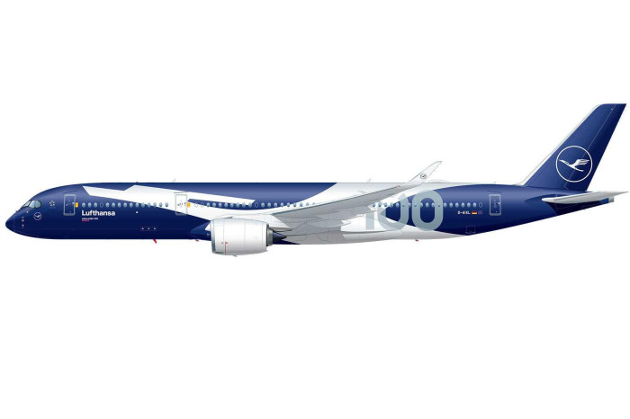 Gift-Set letadlo 05612 - A350-900 - Lufthansa (100th Anniversary) (1:144)